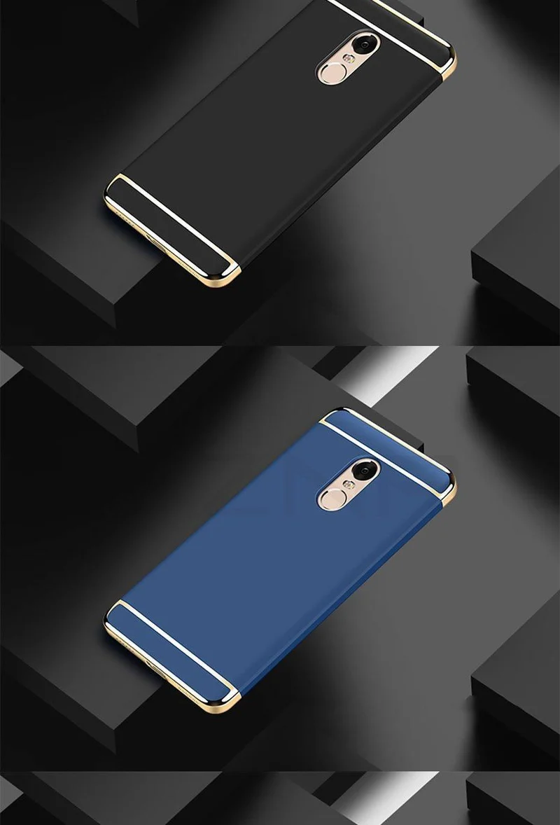 ZNP Luxury Hard PC Plating Case For Xiaomi Redmi Note 4 4X Full Cover Cases For Xiaomi Redmi 4X Redmi Note 4 4X Phone Case Shell