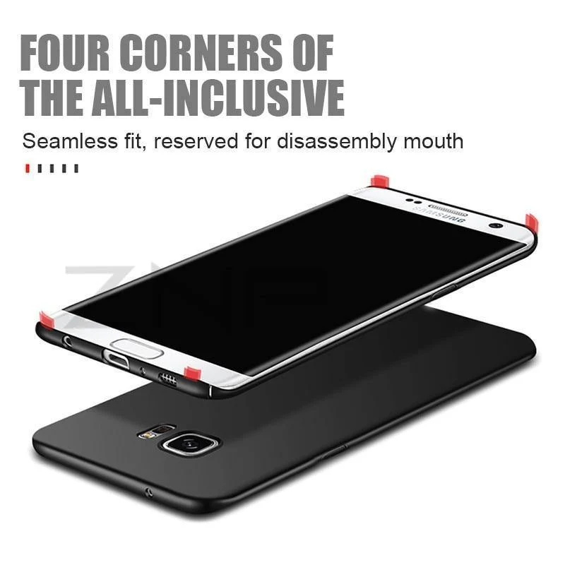 ZNP Slim Hard Phone Case For Samsung Galaxy S8 S9 Plus Note 8 Luxury Ultra Thin Cover Cases For Samsung S7 Edge S6 Edge S8 Case