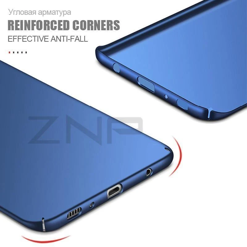 ZNP Slim Hard Phone Case For Samsung Galaxy S8 S9 Plus Note 8 Luxury Ultra Thin Cover Cases For Samsung S7 Edge S6 Edge S8 Case