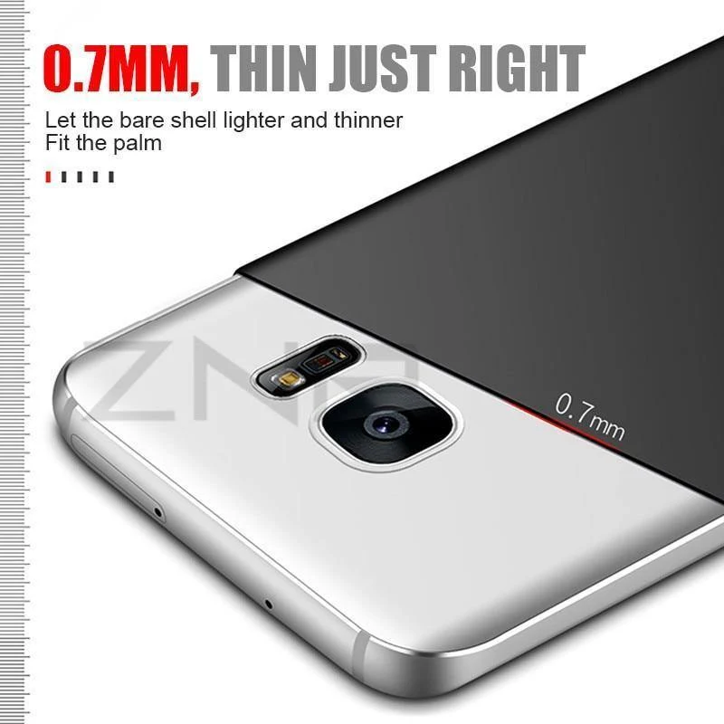 ZNP Slim Hard Phone Case For Samsung Galaxy S8 S9 Plus Note 8 Luxury Ultra Thin Cover Cases For Samsung S7 Edge S6 Edge S8 Case