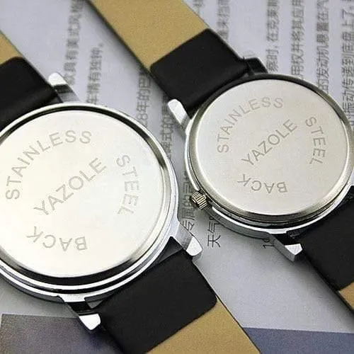 Paar Uhren Top-Marke Berühmte Frauen Männer Liebhaber Uhr Weiblich Männlich Clock Quarzuhr für Liebhaber 1 Pair = 2 Pieces