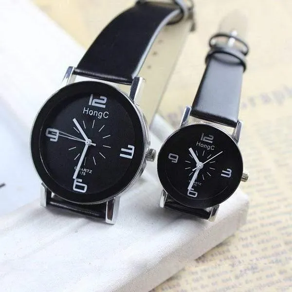 Paar Uhren Top-Marke Berühmte Frauen Männer Liebhaber Uhr Weiblich Männlich Clock Quarzuhr für Liebhaber 1 Pair = 2 Pieces