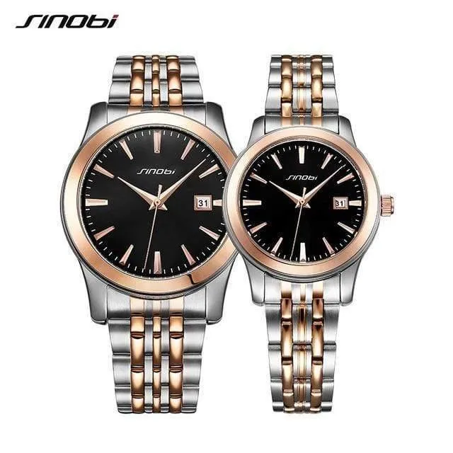 Uhren Top Luxus Marke SINOBI frauen Quarzuhr Männliche Uhr Damen Armbanduhr Mode liebhaber Uhr Geschenk