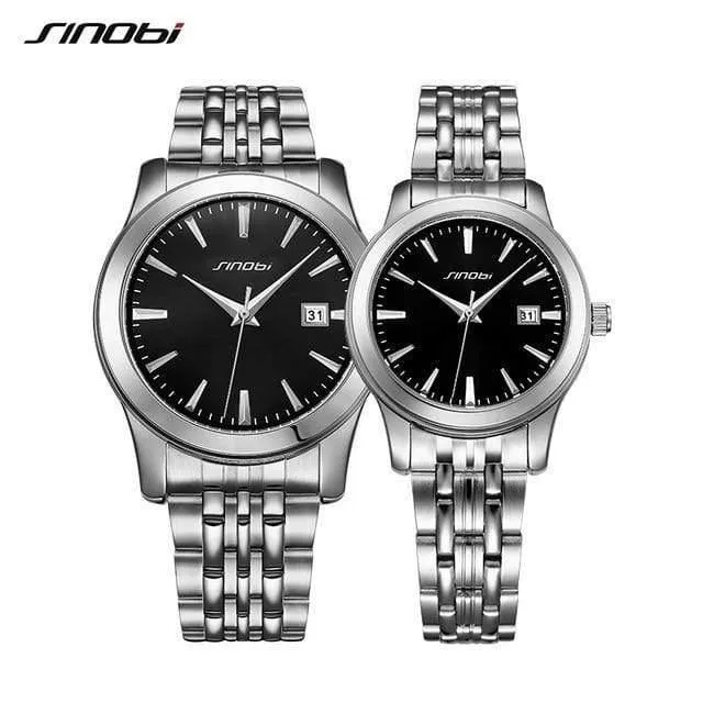 Uhren Top Luxus Marke SINOBI frauen Quarzuhr Männliche Uhr Damen Armbanduhr Mode liebhaber Uhr Geschenk