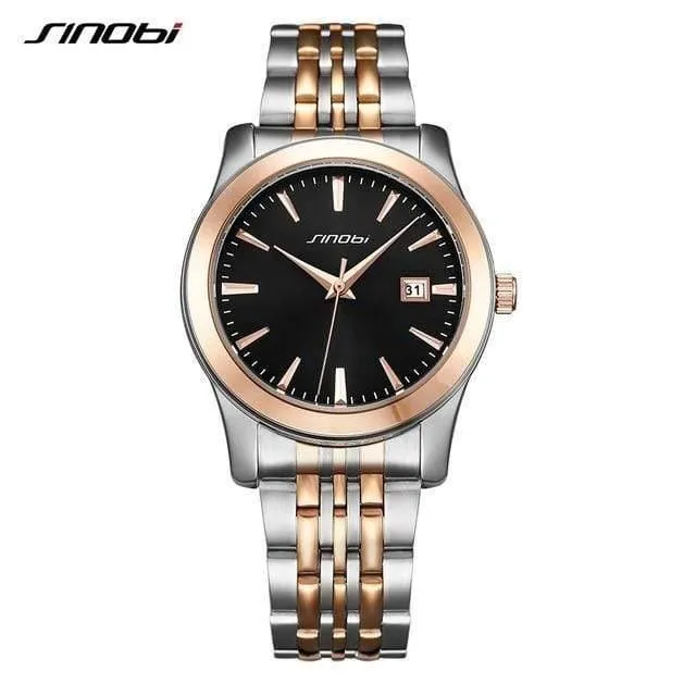 Uhren Top Luxus Marke SINOBI frauen Quarzuhr Männliche Uhr Damen Armbanduhr Mode liebhaber Uhr Geschenk