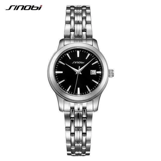 Uhren Top Luxus Marke SINOBI frauen Quarzuhr Männliche Uhr Damen Armbanduhr Mode liebhaber Uhr Geschenk