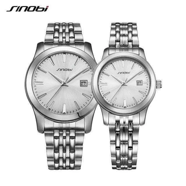 Uhren Top Luxus Marke SINOBI frauen Quarzuhr Männliche Uhr Damen Armbanduhr Mode liebhaber Uhr Geschenk
