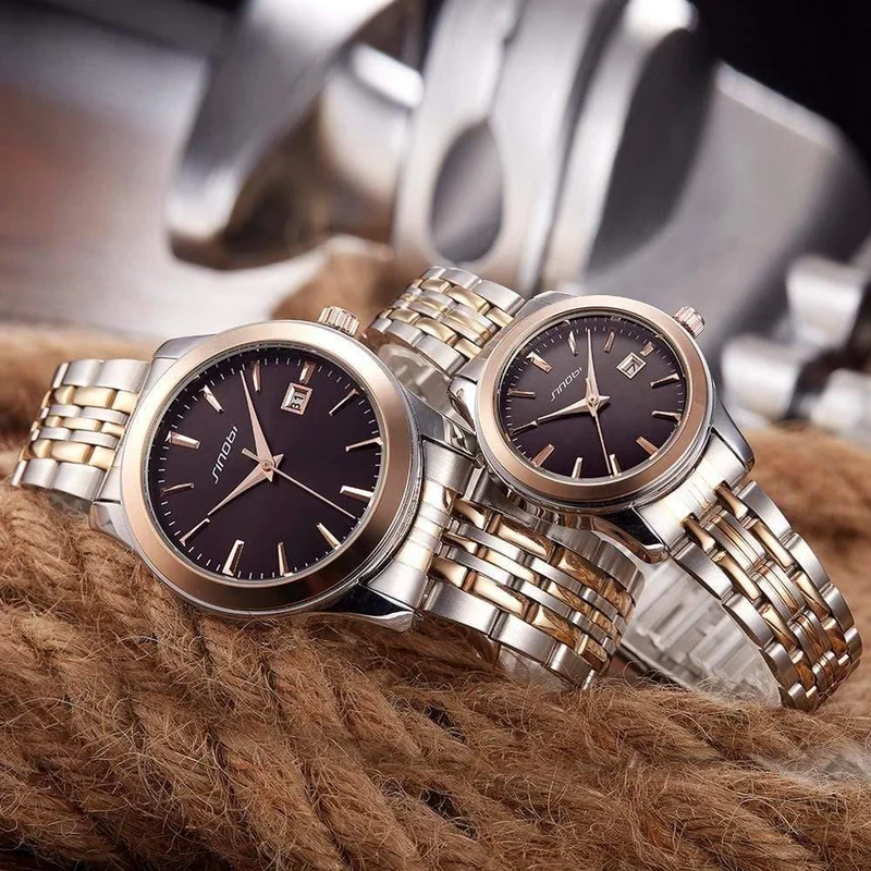 Uhren Top Luxus Marke SINOBI frauen Quarzuhr Männliche Uhr Damen Armbanduhr Mode liebhaber Uhr Geschenk