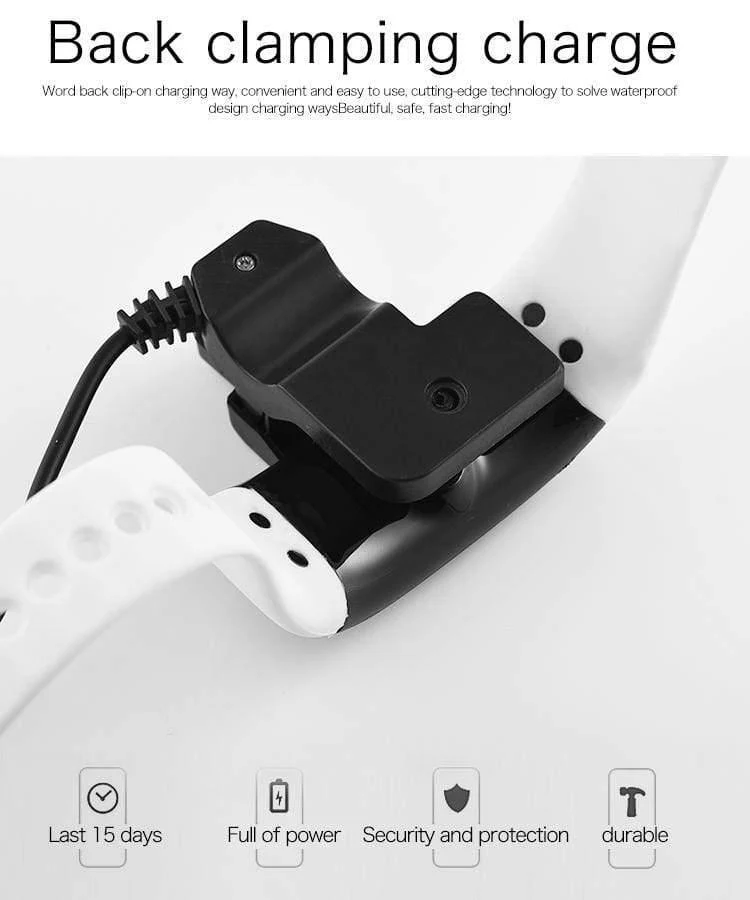 Monitor Smart Watches Uhr für IOS iPhone Android Lovers 'Paar Blutdruck Sauerstoff Smart-Armbanduhr