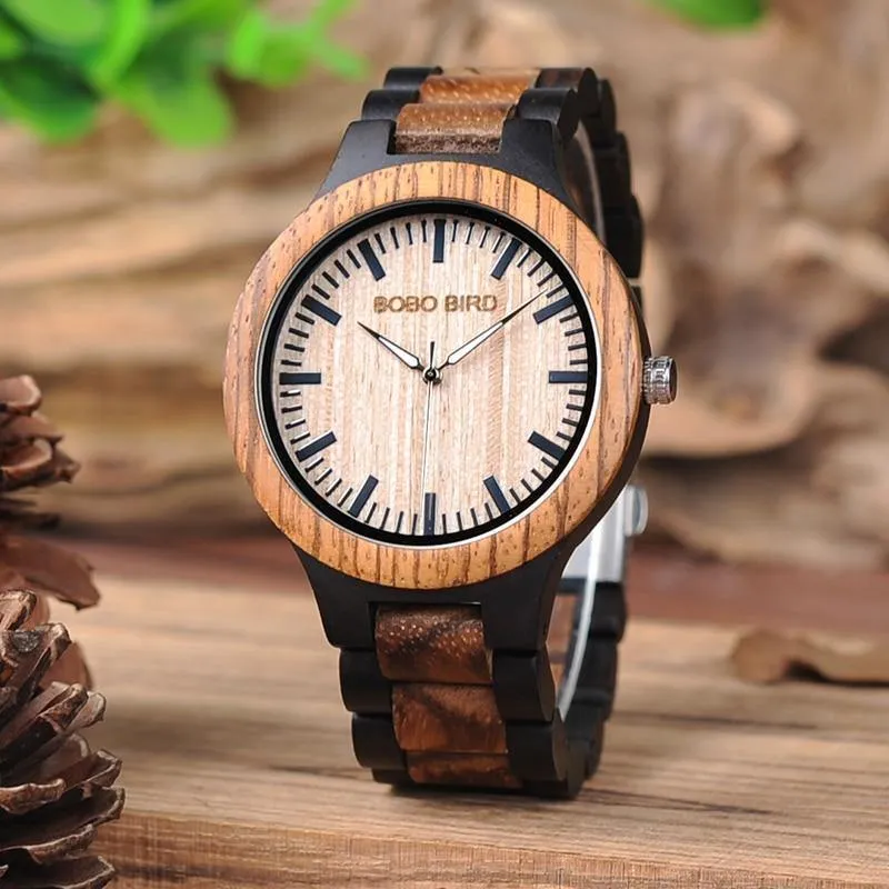 Holz Uhr Männer Frauen Paar Armbanduhren Top Marke Design Elegante Holz Quarz geschenk cuostom logo saat erkek