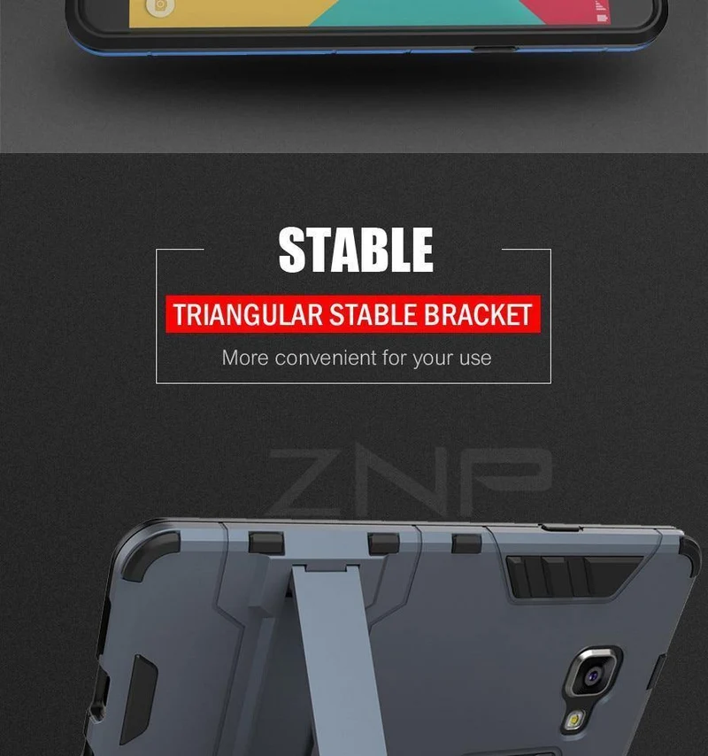 ZNP Stoßfester Halter Schutzhülle für Samsung Galaxy A3 A5 A7 J5 J7 2016 2017 Abdeckung für Samsung A8 Plus 2018 Fall Capa