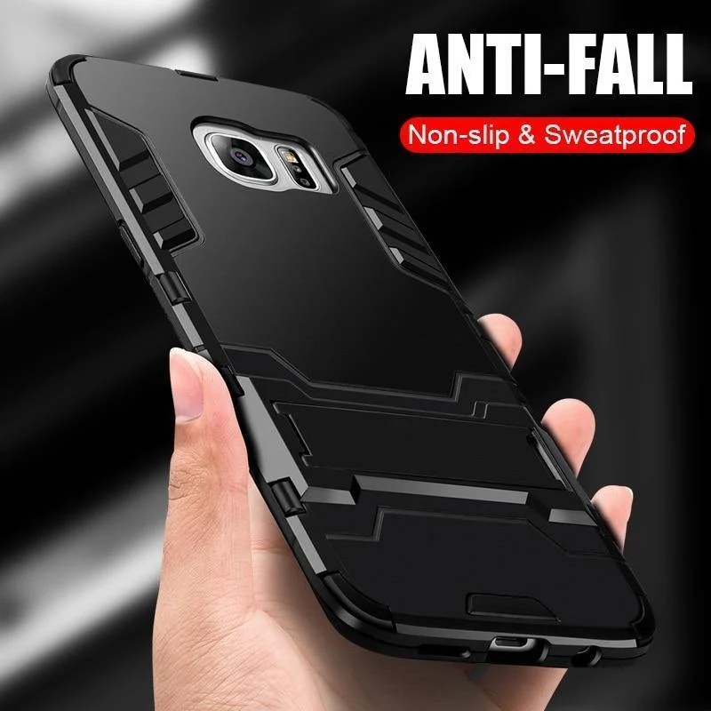 ZNP Luxus Stoßfest Telefon Fall Für Samsung Galaxy S9 S8 Plus S7 Rüstung Schutzhülle Für Samsung S7 Rand Hinweis 8 9 Shell