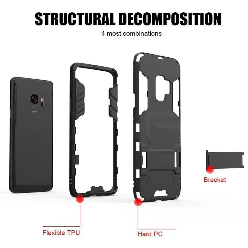 ZNP Luxus Stoßfest Telefon Fall Für Samsung Galaxy S9 S8 Plus S7 Rüstung Schutzhülle Für Samsung S7 Rand Hinweis 8 9 Shell