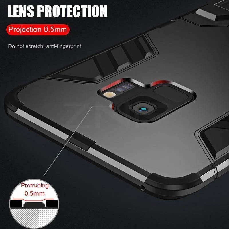 ZNP Luxus Stoßfest Telefon Fall Für Samsung Galaxy S9 S8 Plus S7 Rüstung Schutzhülle Für Samsung S7 Rand Hinweis 8 9 Shell