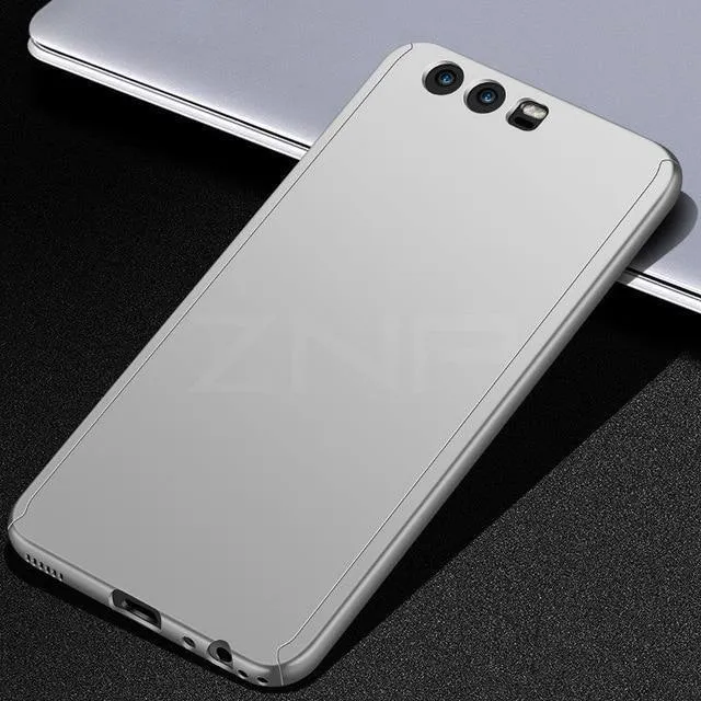 ZNP Luxus 360 Grad Telefon Fall Für Huawei P10 Plus P20 Pro Harte PC Volle Abdeckung Für Huawei P20 P10 Lite Fall mit Gehärtetem Glas