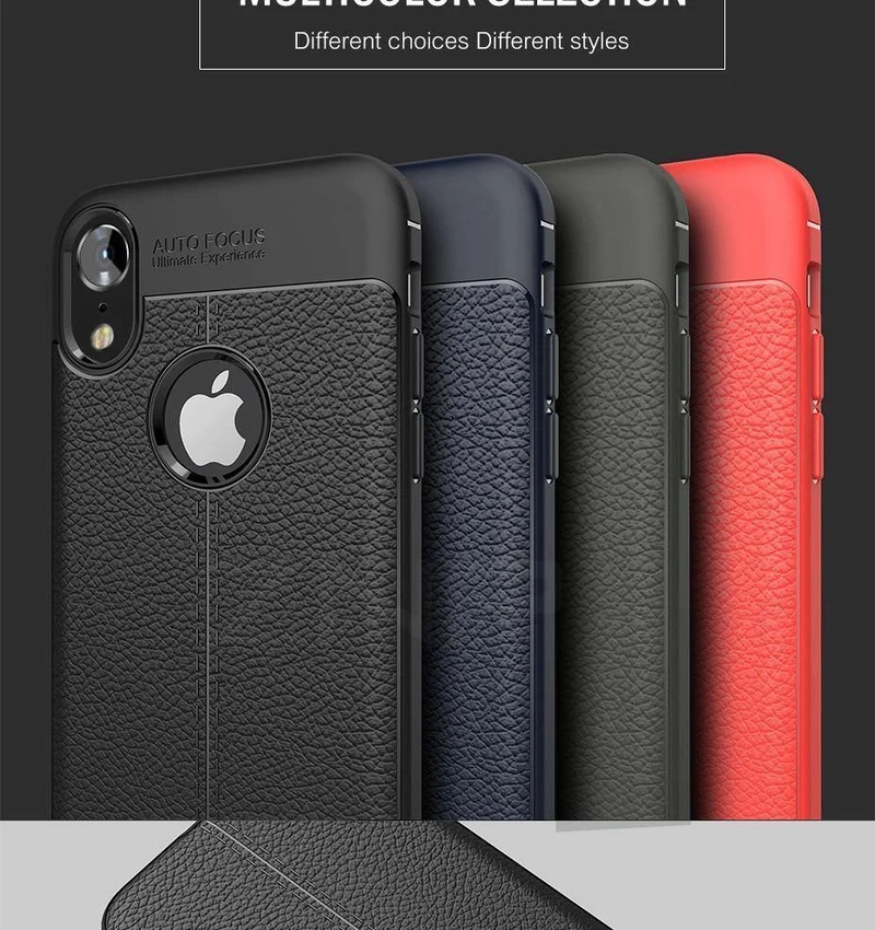 ZNP Luxus Stoßfest Matte Abdeckung Für iPhone 6 7 8 Plus 6s Fall Leder Carbon Faser Leder Für iPhone X XR XS Max Telefon Fall