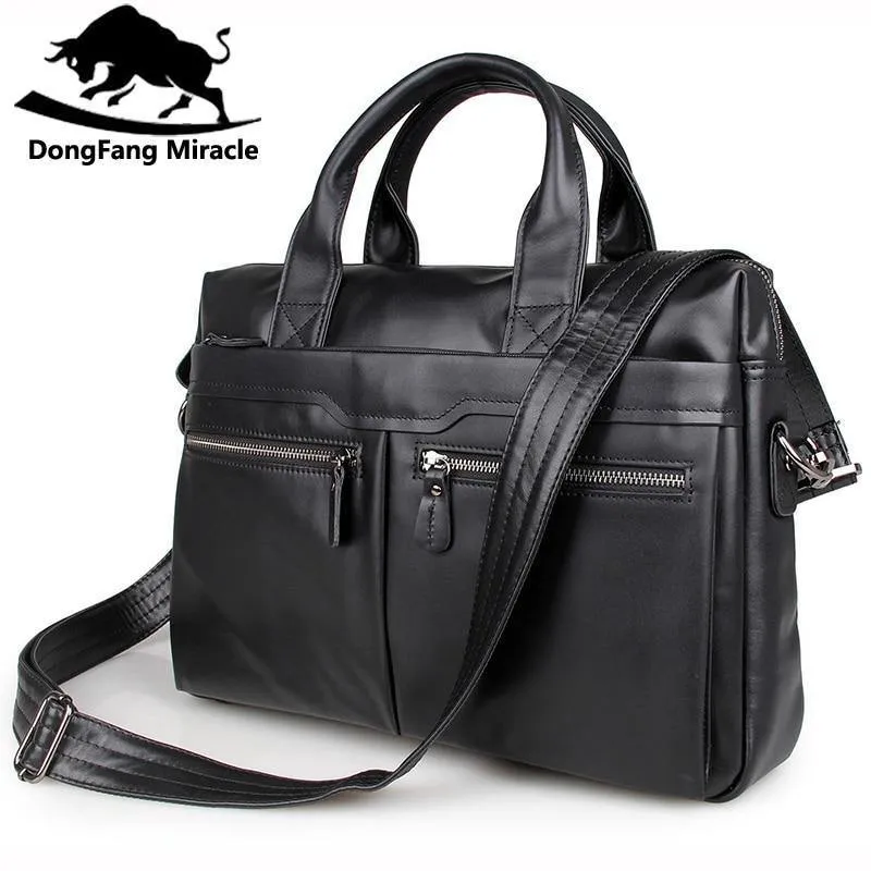 Herren Reisetasche 100% Echtleder Herrentasche Vintage Herren Messenger Bag Herren Aktentasche Laptop Business Aktentasche