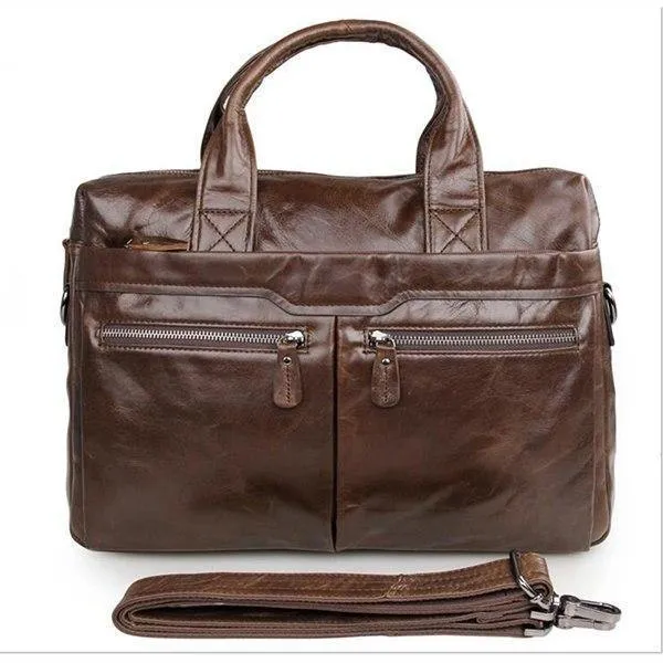 Herren Reisetasche 100% Echtleder Herrentasche Vintage Herren Messenger Bag Herren Aktentasche Laptop Business Aktentasche