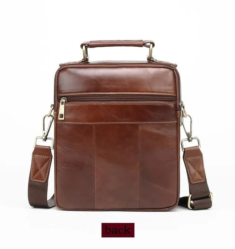 Echtes Leder Messenger Bags für Männer Umhängetasche Business Aktentasche Umhängetasche Herren Totes Geldbörse iPad Handtaschen