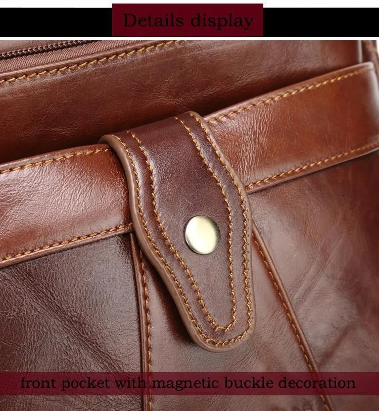 Echtes Leder Messenger Bags für Männer Umhängetasche Business Aktentasche Umhängetasche Herren Totes Geldbörse iPad Handtaschen