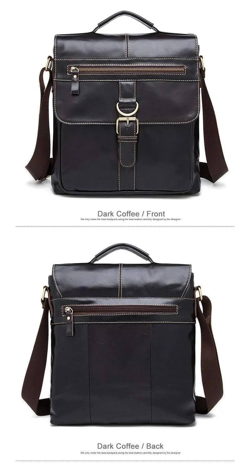 Umhängetasche Herren Leder Umhängetasche Herren Echtes Leder Umhängetaschen für Herren Top-Griff Herrentaschen Haspe Herrenhandtaschen