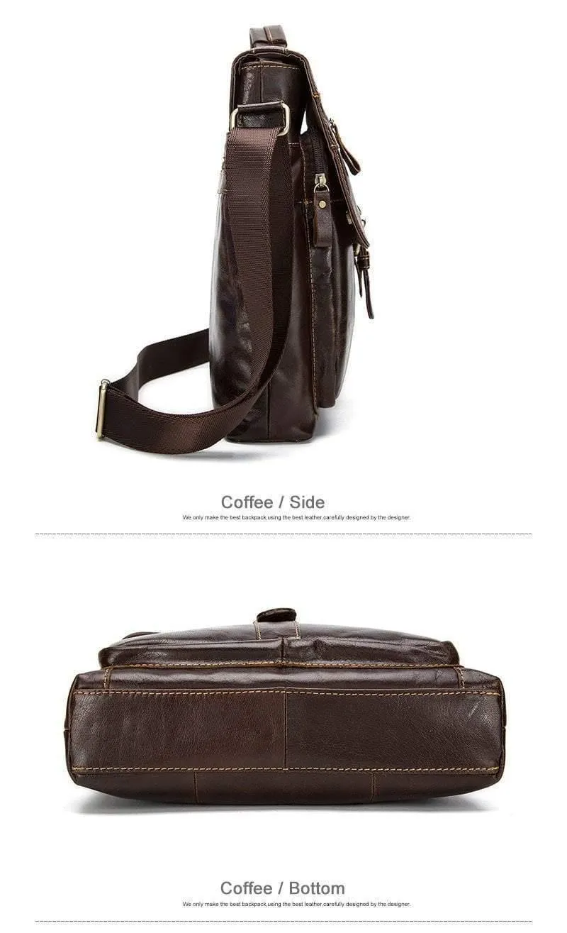 Umhängetasche Herren Leder Umhängetasche Herren Echtes Leder Umhängetaschen für Herren Top-Griff Herrentaschen Haspe Herrenhandtaschen