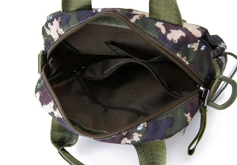 Herrentasche Umhängetasche Männlich Wasserdicht Nylon Camouflage Umhängetasche Über die Schulter Umhängetaschen Handtasche Mini Aktentasche XA99WC