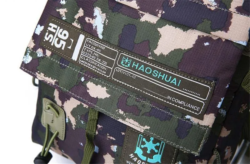 Herrentasche Umhängetasche Männlich Wasserdicht Nylon Camouflage Umhängetasche Über die Schulter Umhängetaschen Handtasche Mini Aktentasche XA99WC
