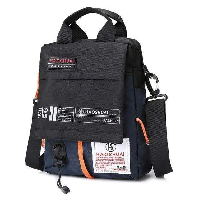 Herrentasche Umhängetasche Männlich Wasserdicht Nylon Camouflage Umhängetasche Über die Schulter Umhängetaschen Handtasche Mini Aktentasche XA99WC