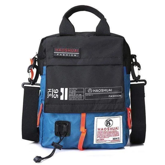 Herrentasche Umhängetasche Männlich Wasserdicht Nylon Camouflage Umhängetasche Über die Schulter Umhängetaschen Handtasche Mini Aktentasche XA99WC