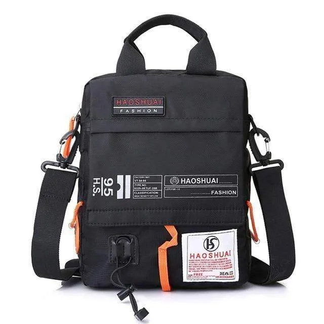 Herrentasche Umhängetasche Männlich Wasserdicht Nylon Camouflage Umhängetasche Über die Schulter Umhängetaschen Handtasche Mini Aktentasche XA99WC