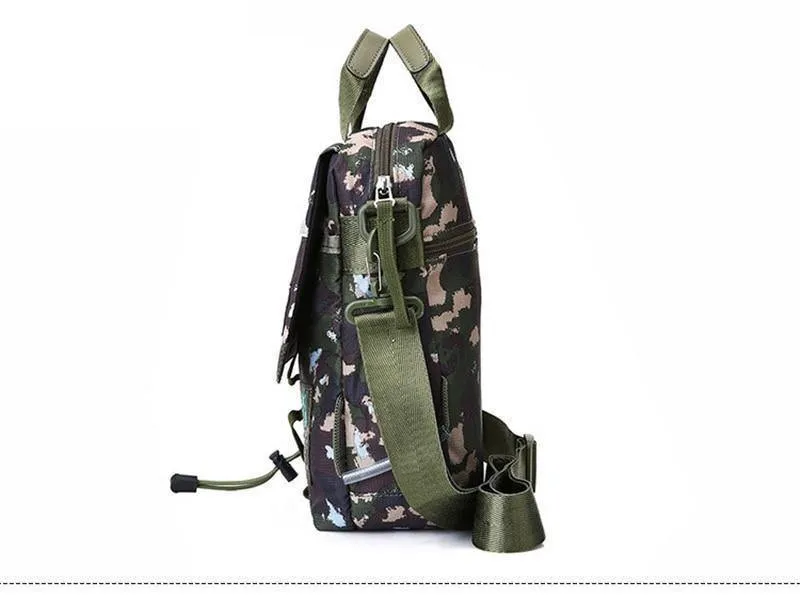 Herrentasche Umhängetasche Männlich Wasserdicht Nylon Camouflage Umhängetasche Über die Schulter Umhängetaschen Handtasche Mini Aktentasche XA99WC