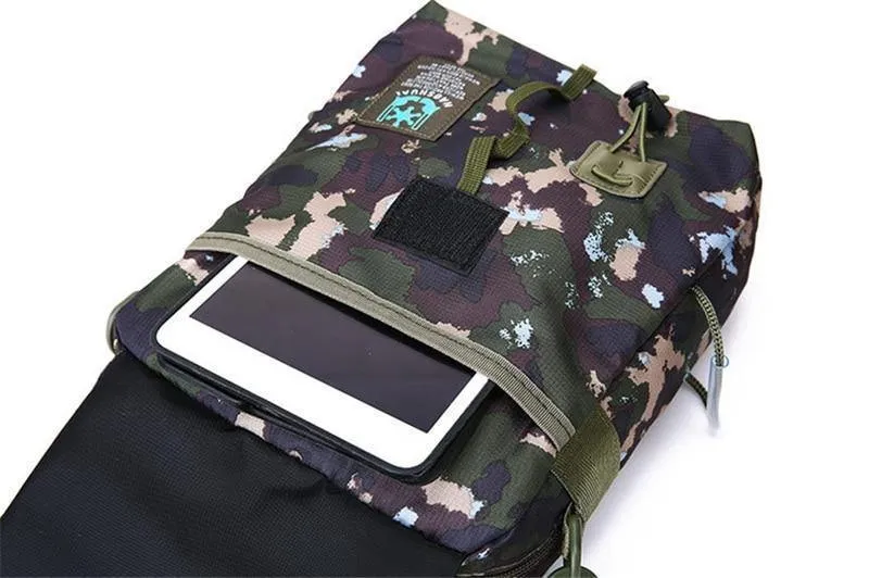 Herrentasche Umhängetasche Männlich Wasserdicht Nylon Camouflage Umhängetasche Über die Schulter Umhängetaschen Handtasche Mini Aktentasche XA99WC