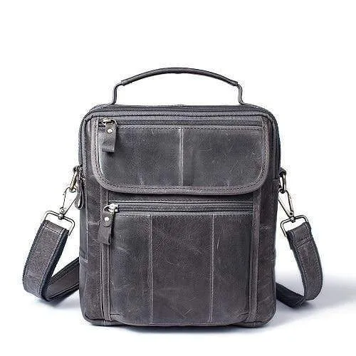 Herren Umhängetasche Herren Echtleder Casual Herren Umhängetaschen Ledertasche für Herren Messenger Leder Herrentaschen 8870