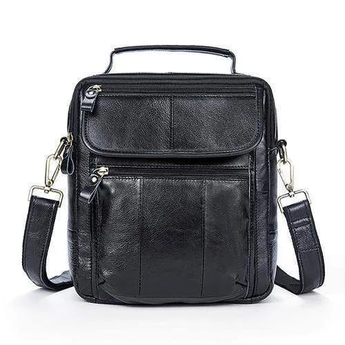Herren Umhängetasche Herren Echtleder Casual Herren Umhängetaschen Ledertasche für Herren Messenger Leder Herrentaschen 8870