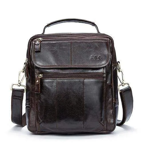 Herren Umhängetasche Herren Echtleder Casual Herren Umhängetaschen Ledertasche für Herren Messenger Leder Herrentaschen 8870