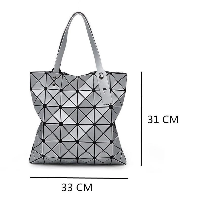 Damen Top-Griff Taschen Bao Tasche Mode Schulter Tasche Frau Messenger Gefaltete Taschen Casual Tote Silber bolsos mujer