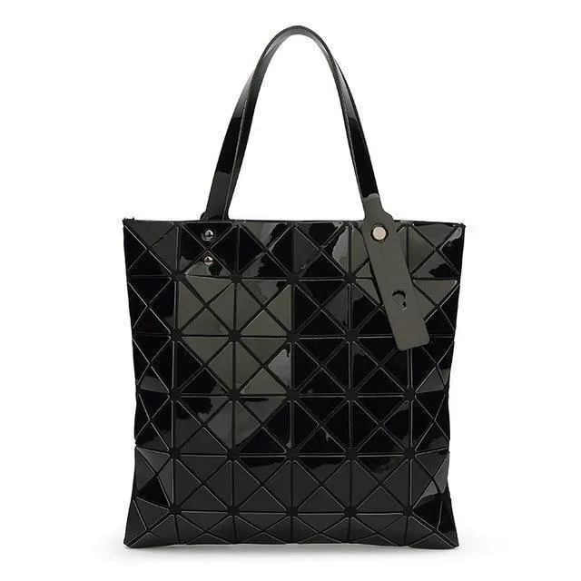 Handtasche Weiblich Gefaltet Damen Geometrische Plaid Tasche Mode Lässig Tote Frauen Handtasche Mochila Schultertasche