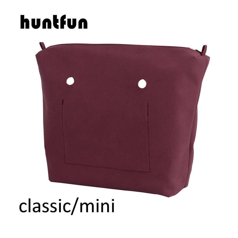 PU Nubukleder Wasserdichtes Innenfutter Reißverschlusstasche für Obag Classic Mini Futter Einsatz für O BAG