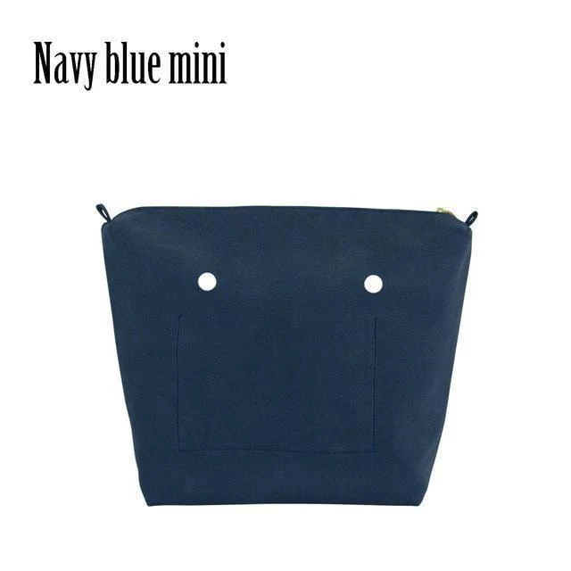 PU Nubukleder Wasserdichtes Innenfutter Reißverschlusstasche für Obag Classic Mini Futter Einsatz für O BAG