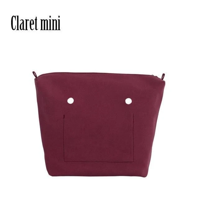 PU Nubukleder Wasserdichtes Innenfutter Reißverschlusstasche für Obag Classic Mini Futter Einsatz für O BAG