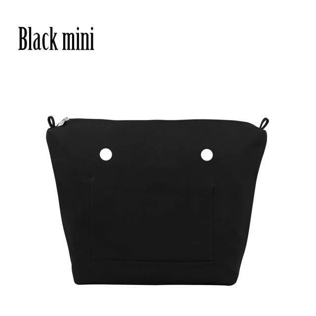 PU Nubukleder Wasserdichtes Innenfutter Reißverschlusstasche für Obag Classic Mini Futter Einsatz für O BAG