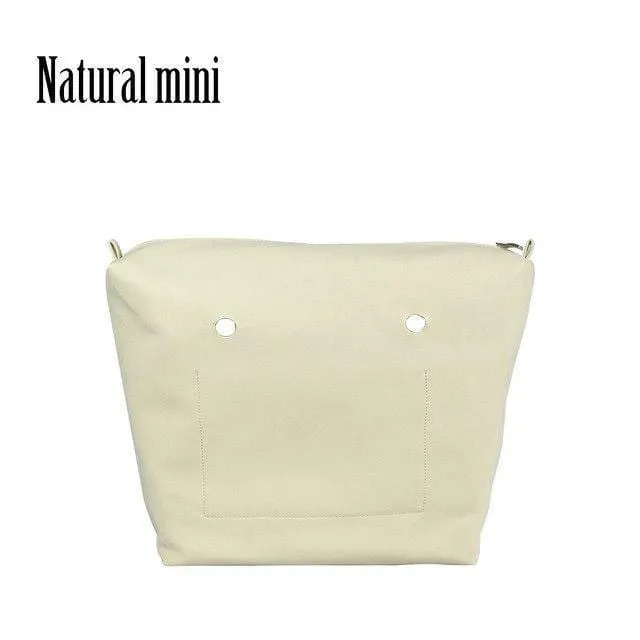 PU Nubukleder Wasserdichtes Innenfutter Reißverschlusstasche für Obag Classic Mini Futter Einsatz für O BAG