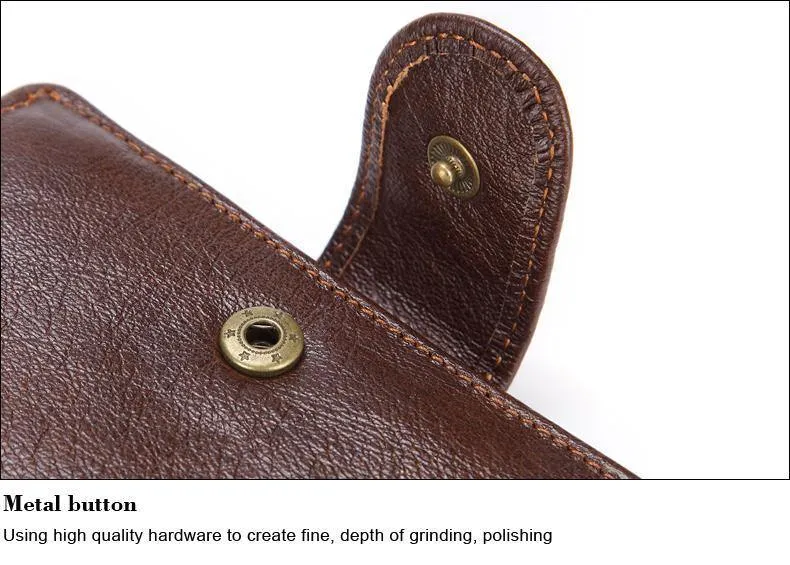 Männer Brieftasche Aus Echtem Leder Kurze Geldbörse Mode Haspe Brieftasche Für Männliche Portomonee mit Karte Halter Foto Halter