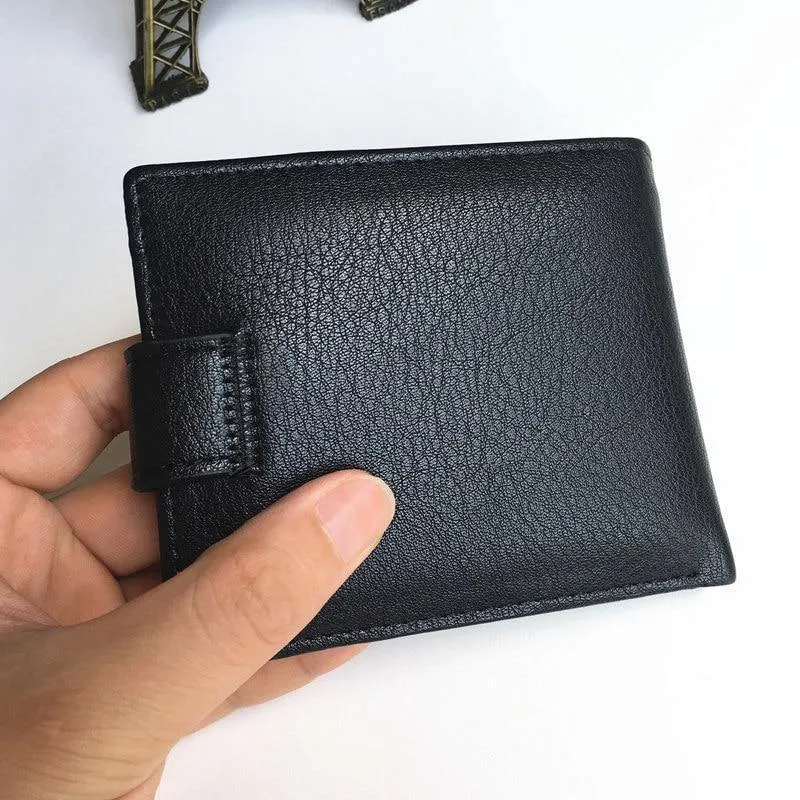 Münztüte PU-Leder Geldbörse männliche Geldbörse Clutch Bag, Herren Geldbörse Geldbörse männliche Kartenhalter kurze Männer Brieftaschen