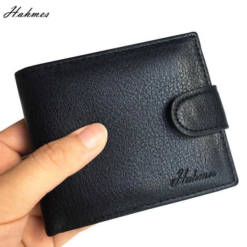 Münztüte PU-Leder Geldbörse männliche Geldbörse Clutch Bag, Herren Geldbörse Geldbörse männliche Kartenhalter kurze Männer Brieftaschen