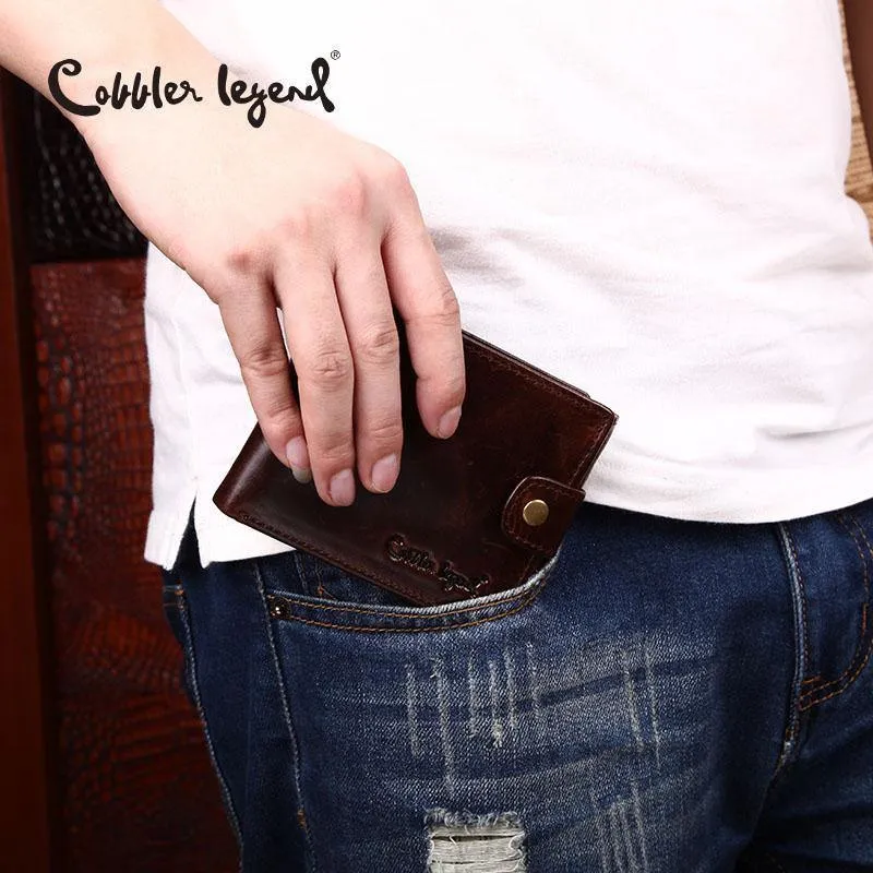 Echtes Leder Herren Geldbörsen Kurz 100% Top Qualität Mode Hochwertige Geldbörse Original Marke