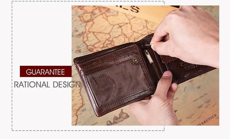 Echtes Leder Herren Geldbörsen Kurz 100% Top Qualität Mode Hochwertige Geldbörse Original Marke