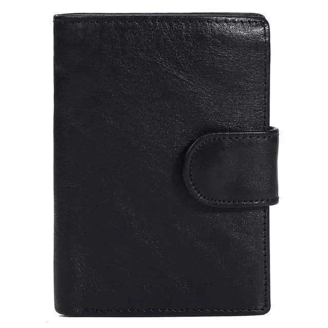 Männer Brieftasche Öl Wachs Rindsleder Echtes Leder Geldbörsen Geldbörse Kupplung Haspe Offene Top Qualität Retro Kurze Brieftasche 13.5 cm