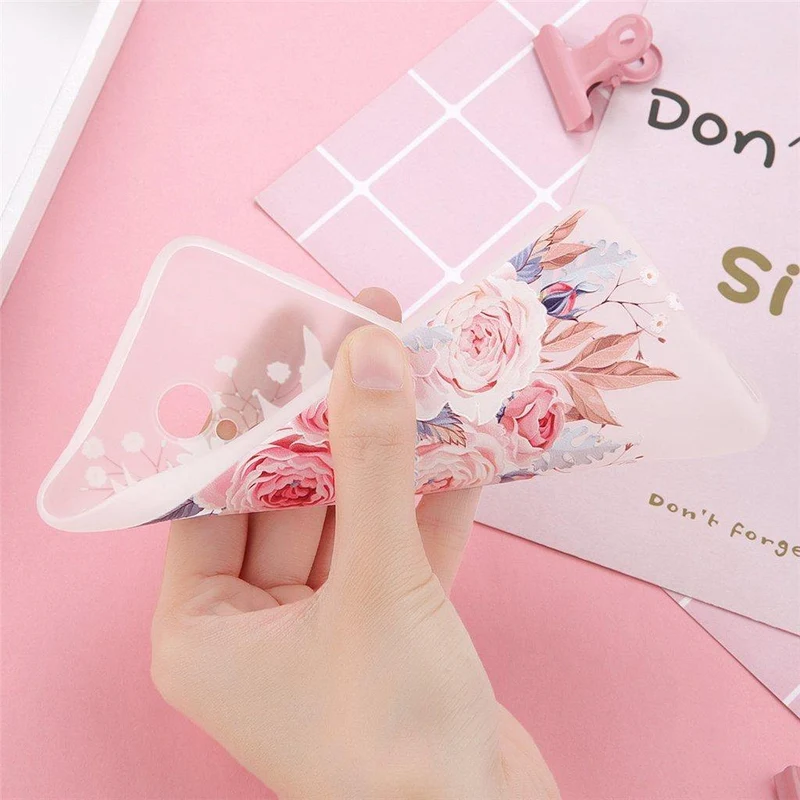 USLION 3D Flower Phone Case For Xiaomi POCOPHONE F1 8 8 SE 6 6X Mix 2 Redmi 6 6 Pro 4X 5A 4 5 Plus Note 4 5 4X 5A Soft TPU Cover